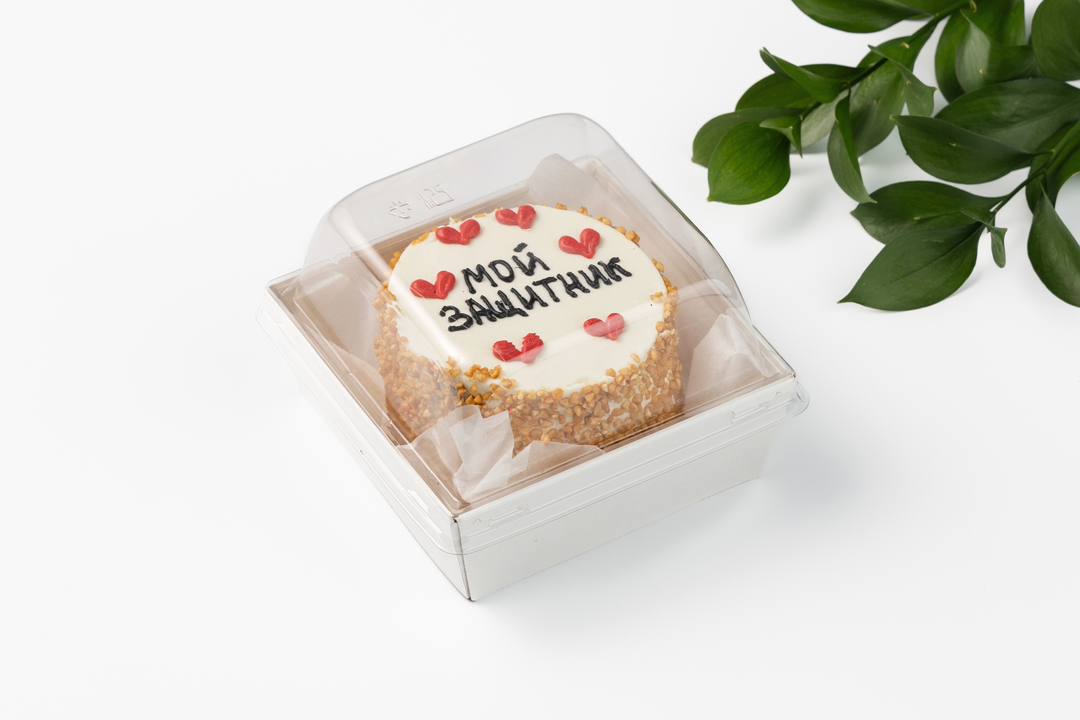 

Торт бенто ВкусВилл Мой защитник клубничный 270 г