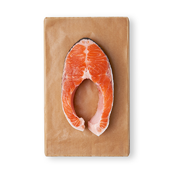 

Форель горная, стейк, охлажденный на льду, Россия