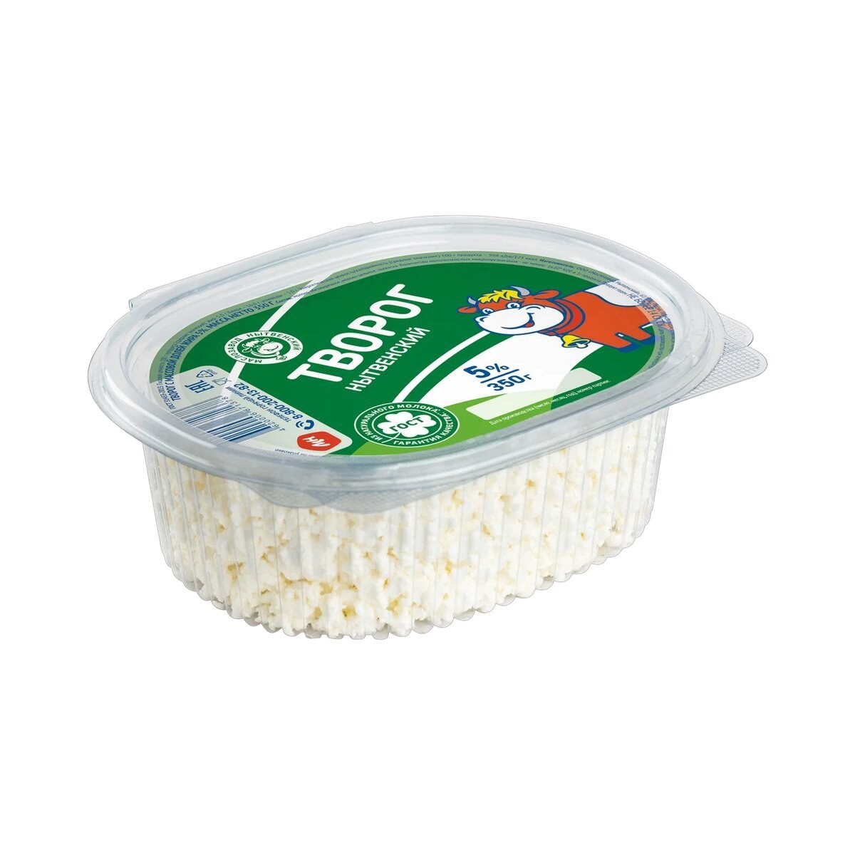 

Творог Маслозавод Нытвенский 5% 350 г