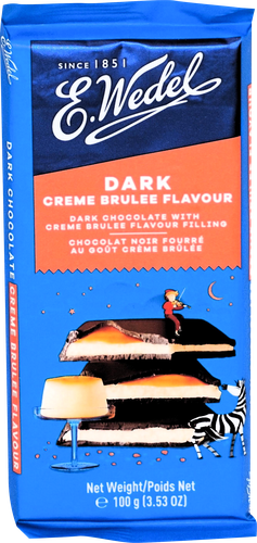 

Шоколад темный E.Wedel с начинкой со вкусом крем-брюле 100 г