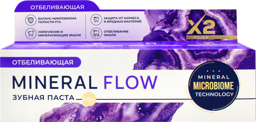 

Зубная паста PSLAB Mineral flow Отбеливающая 100 г