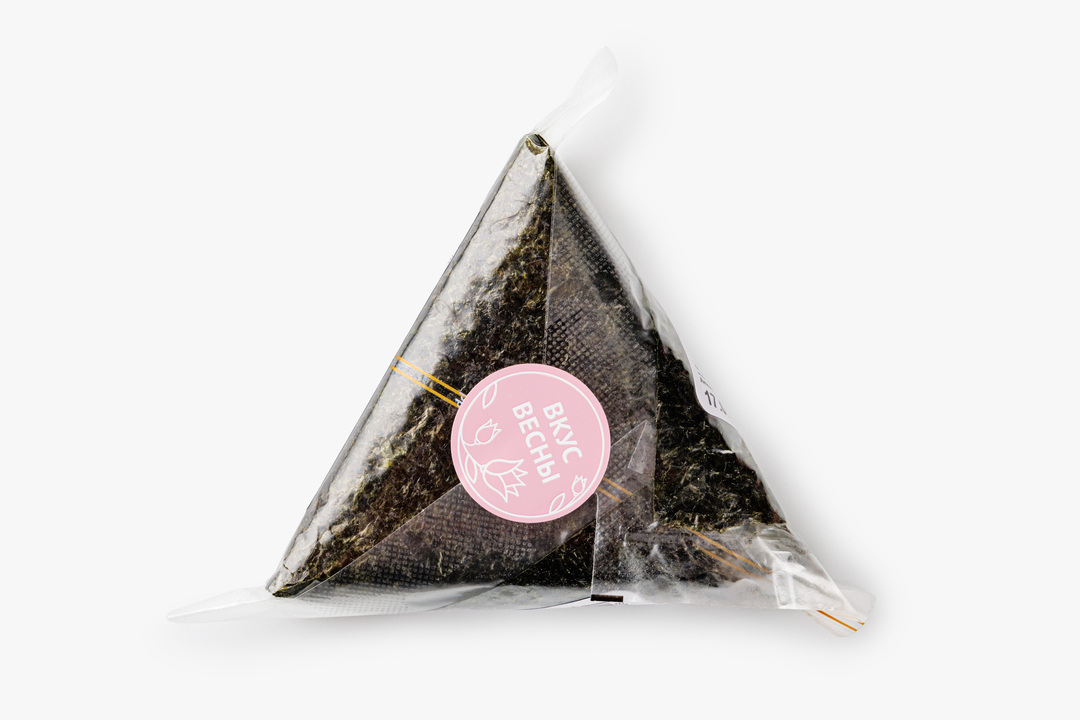 

Онигири с чукой и тофу, веган