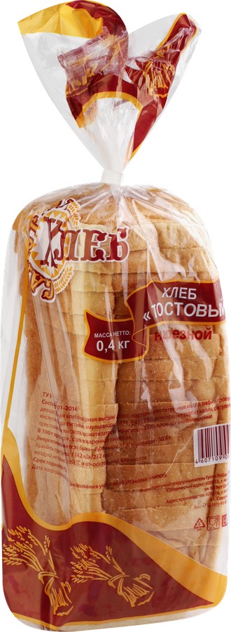 

Хлеб Самотлор-Хлеб Тостовый высший сорт 400 г