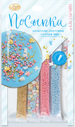 

Посыпки кондитерские Парфэ Декор Голубой микс 20 г