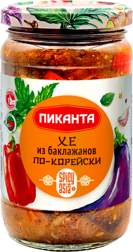 

Хе Пиканта по-корейски из баклажанов 360 г