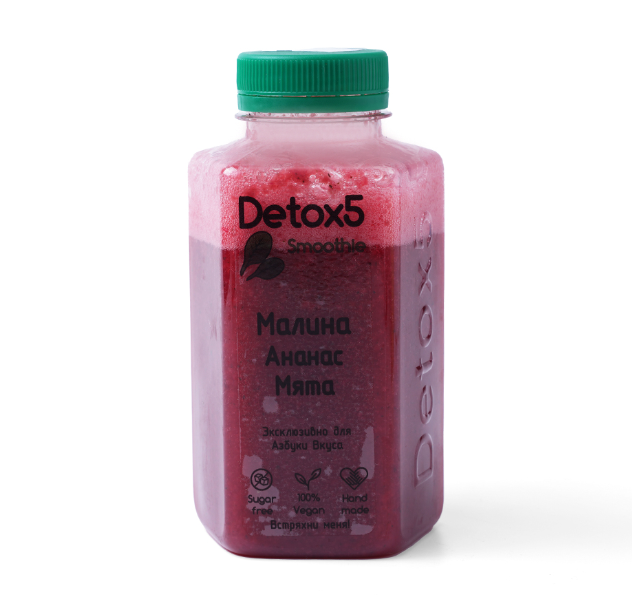 

Смузи Detox5 малина ананас мята 330 мл