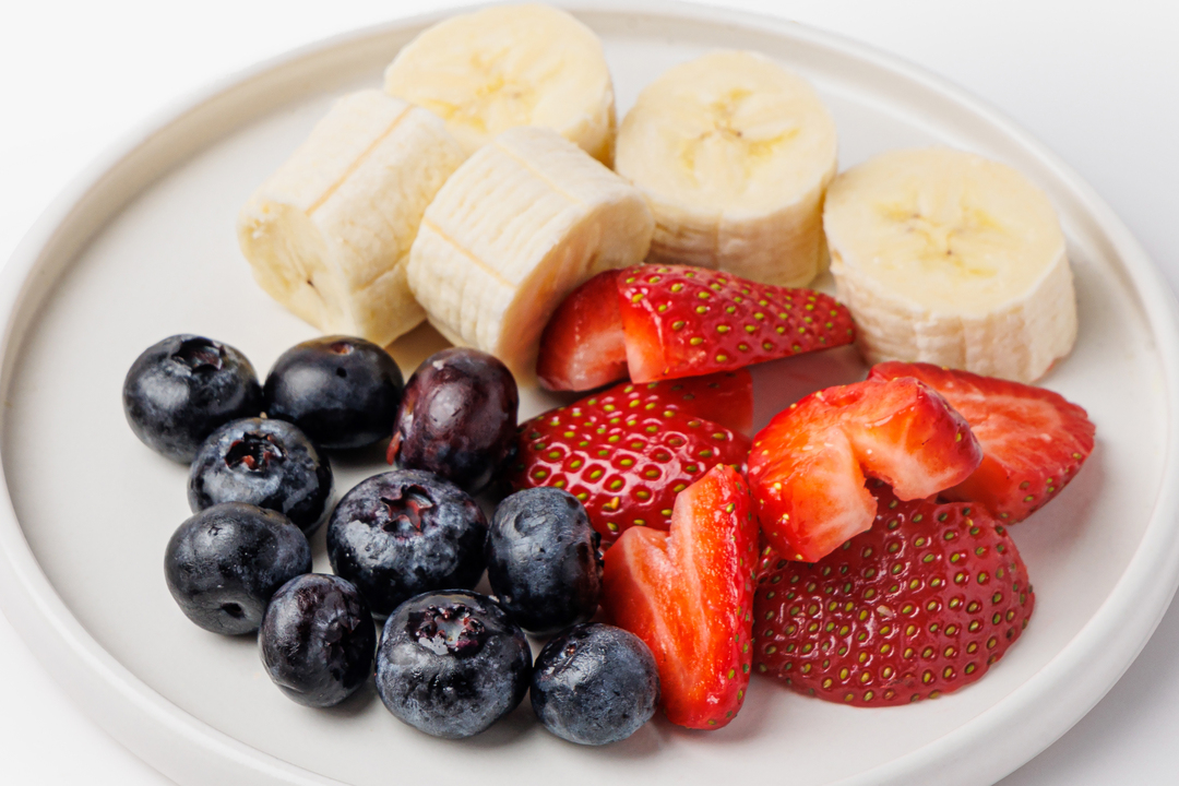 

Фруктовый микс Фруткорт банан голубика клубника 160 г