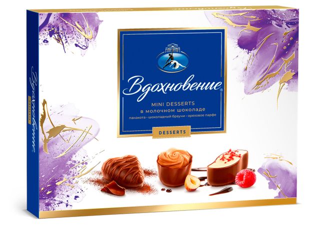 

Набор конфет Вдохновение Mini Desserts 165 г дизайн упаковки в ассортименте