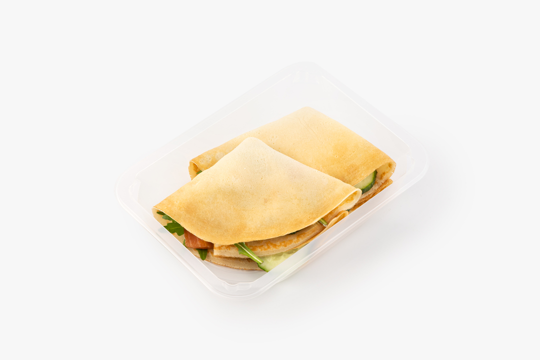 

Блины ВкусВилл Дары глубин с форелью и творожным сыром 194 г