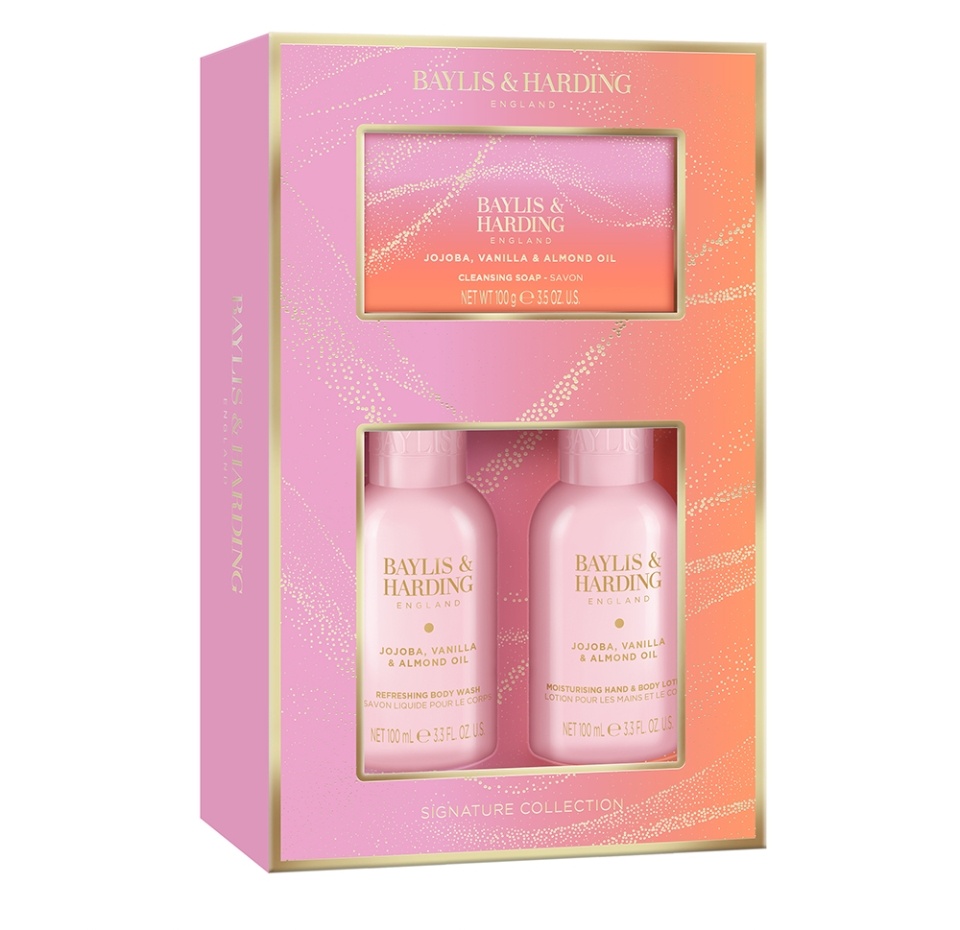 

Подарочный набор Baylis&Harding Jojoba Vanilla & Almond Oil Make Me Sparkle Bathing Set 300 мл