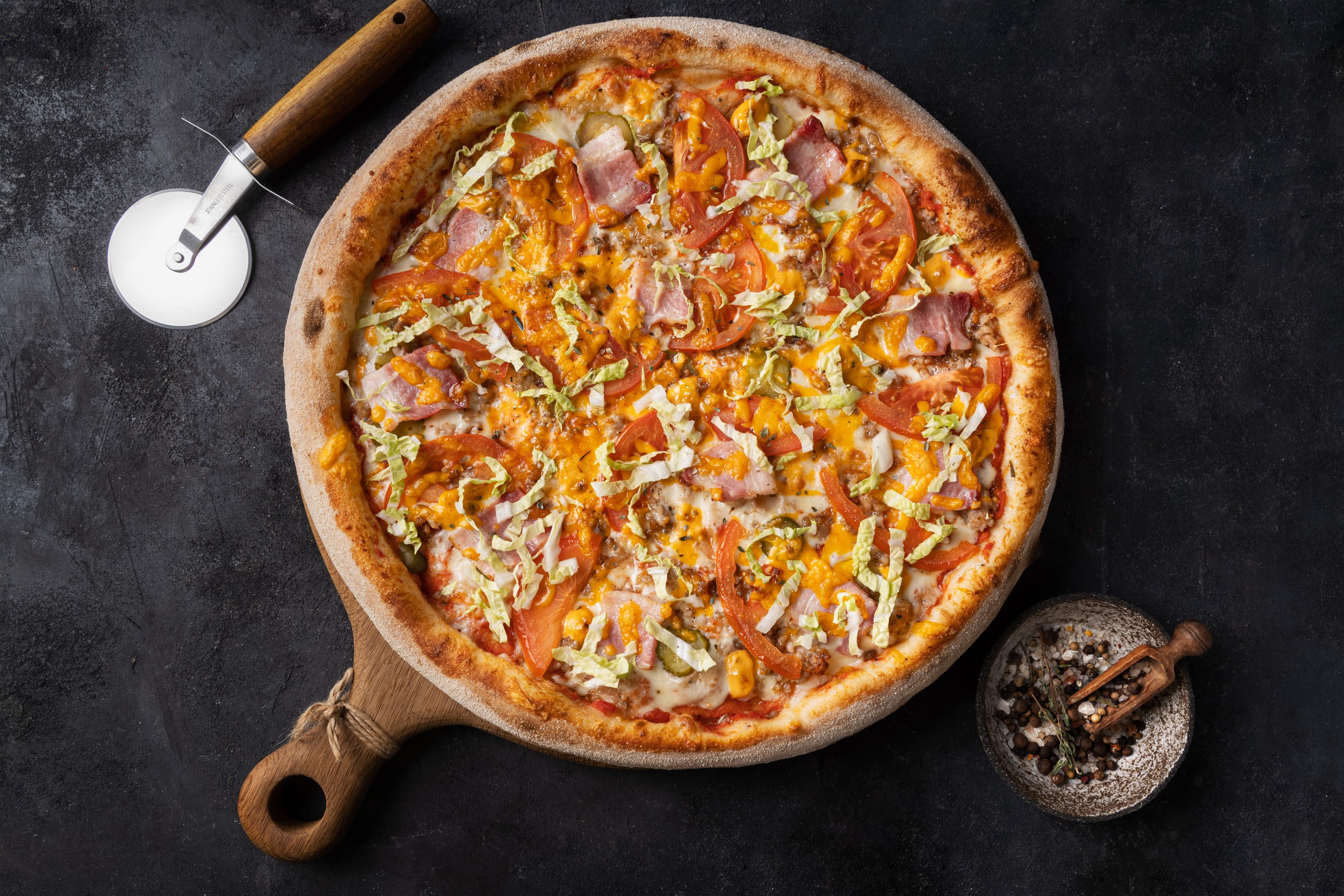 Мясной Бургер (25см)