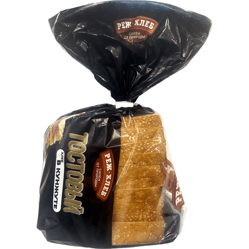 

Хлеб Реж-хлеб Тостовый в кунжуте в нарезке 300 г