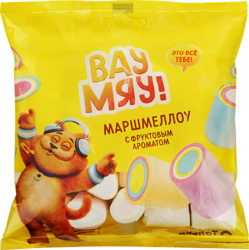 

Маршмеллоу Вау Мяу! фрукты 90 г