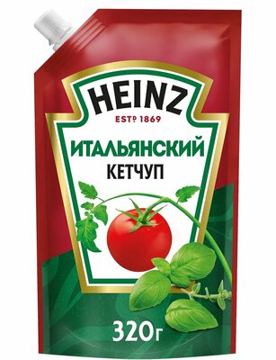 Томатный кетчуп Хайнц (Heinz) итальянский 320 г