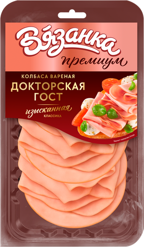 

Колбаса вареная Вязанка Докторская нарезка 110 г