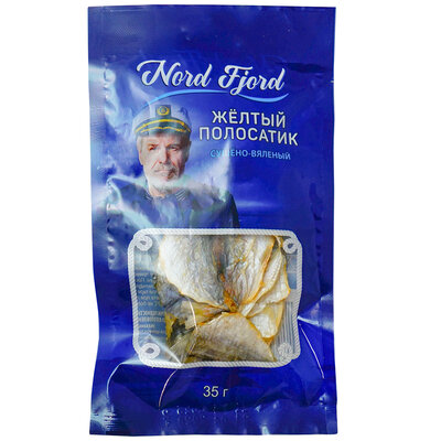 Рыба сушеная Nord Fjord Желтый полосат с/с 35г