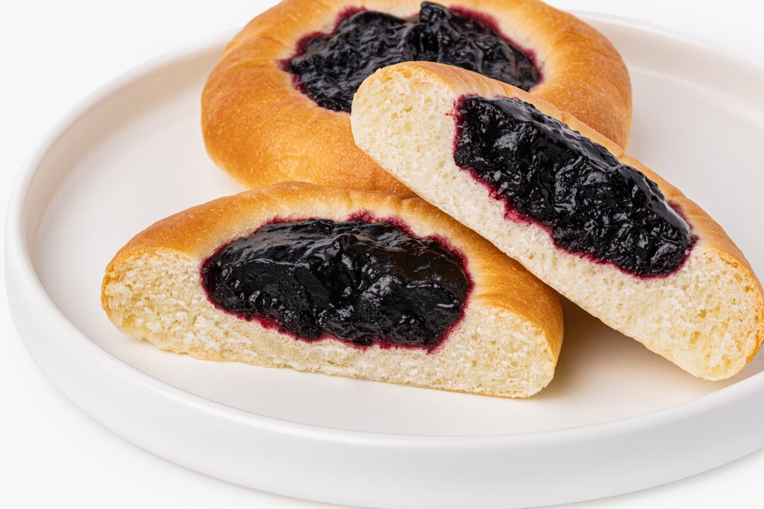 

Булочки-кругляшки ВкусВилл Мини Постные с черникой 2 шт. 170 г