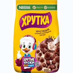 Готовый завтрак Nestle хрутка шоколадный обогащ кальцием 200 г