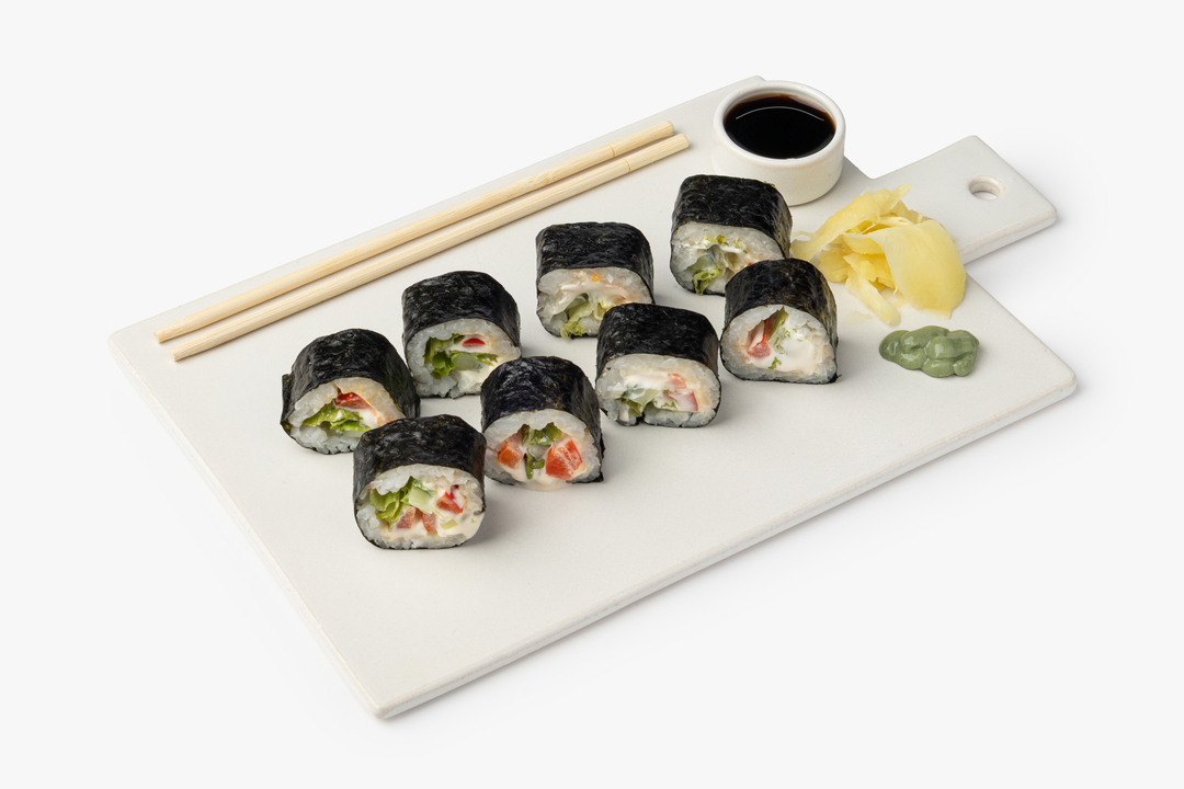 

Ролл ВкусВилл постный с овощами 195 г