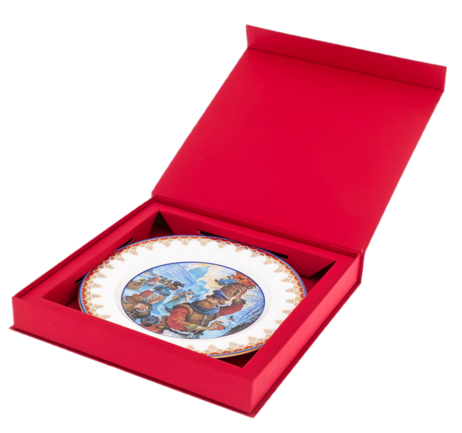 

Тарелка Купец Елисеев с дополненной реальностью в подарочной коробке 1 шт.