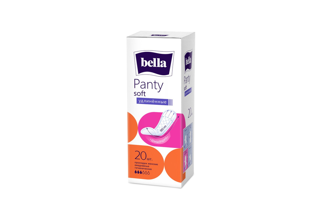 

Прокладки Bella Ежедневные мягкие (Panty Soft) удлиненные 20 шт.