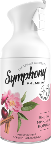 

Освежитель воздуха Symphony Интерьерный парфюм Вишня-миндаль-корица 250 мл