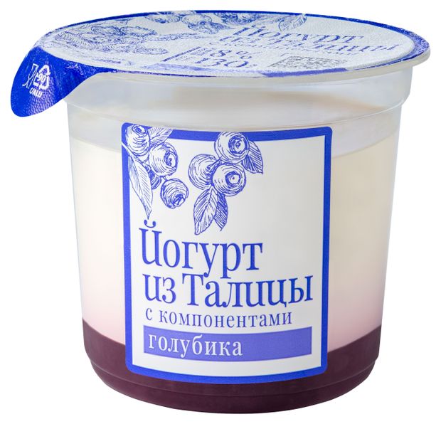 

Йогурт Из Талицы с голубикой 8% 130 г