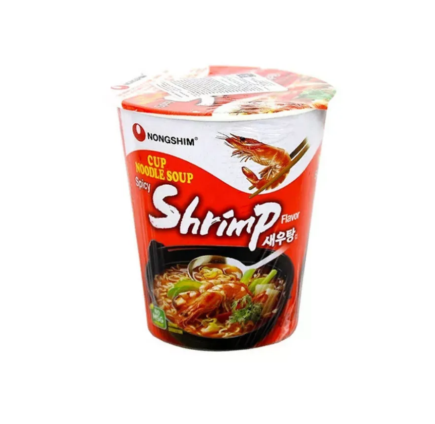 

Лапша Nongshim креветка стакан 67 г