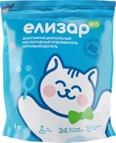 

Пятновыводитель Елизар для стирки 1 кг