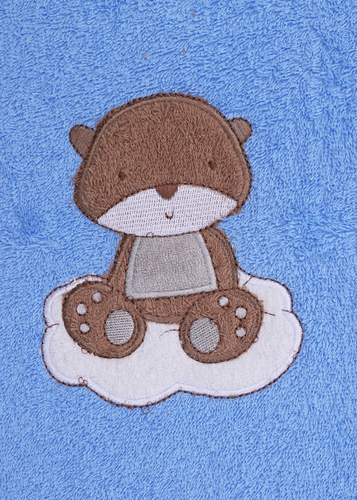 

Полотенце-пончо Homeclub 60 x 120 см голубое арт. KY-2-B