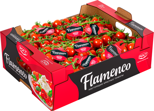 

Томаты черри красные Рост Фламенко на ветке вес