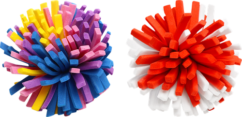 

Игрушка для кошек Triol Активная игра набор 44 2 мяча 45 мм