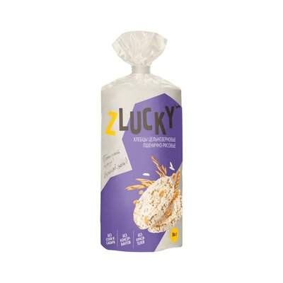 Хлебцы хрустящие Z Lucky Пшен-рис круглые 80г