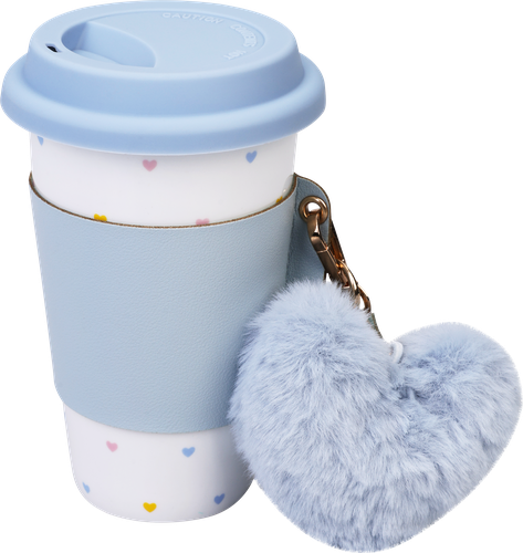 

Кружка Homeclub To go с брелоком фарфор 400 мл арт. KL8-5