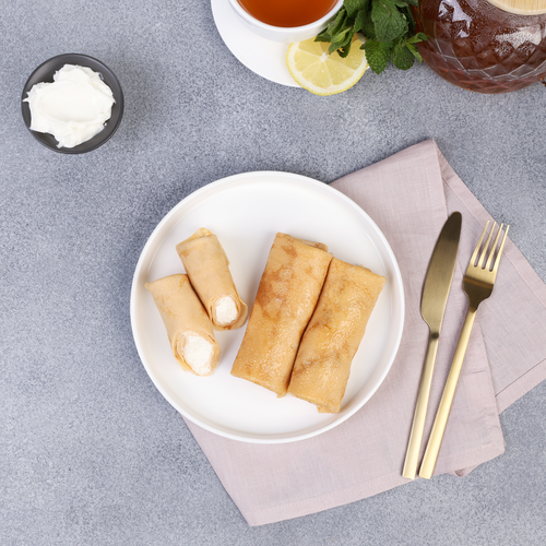 

Блины Ресто шик на топлёном молоке с творожным кремом 160 г