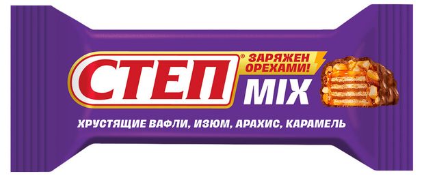 

Мини-батончики Славянка Степ MIX вафельные вес