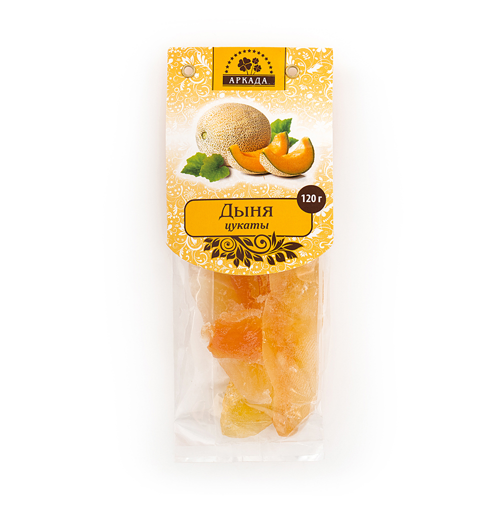 

Цукаты Аркада дыня тайская 120 г Россия
