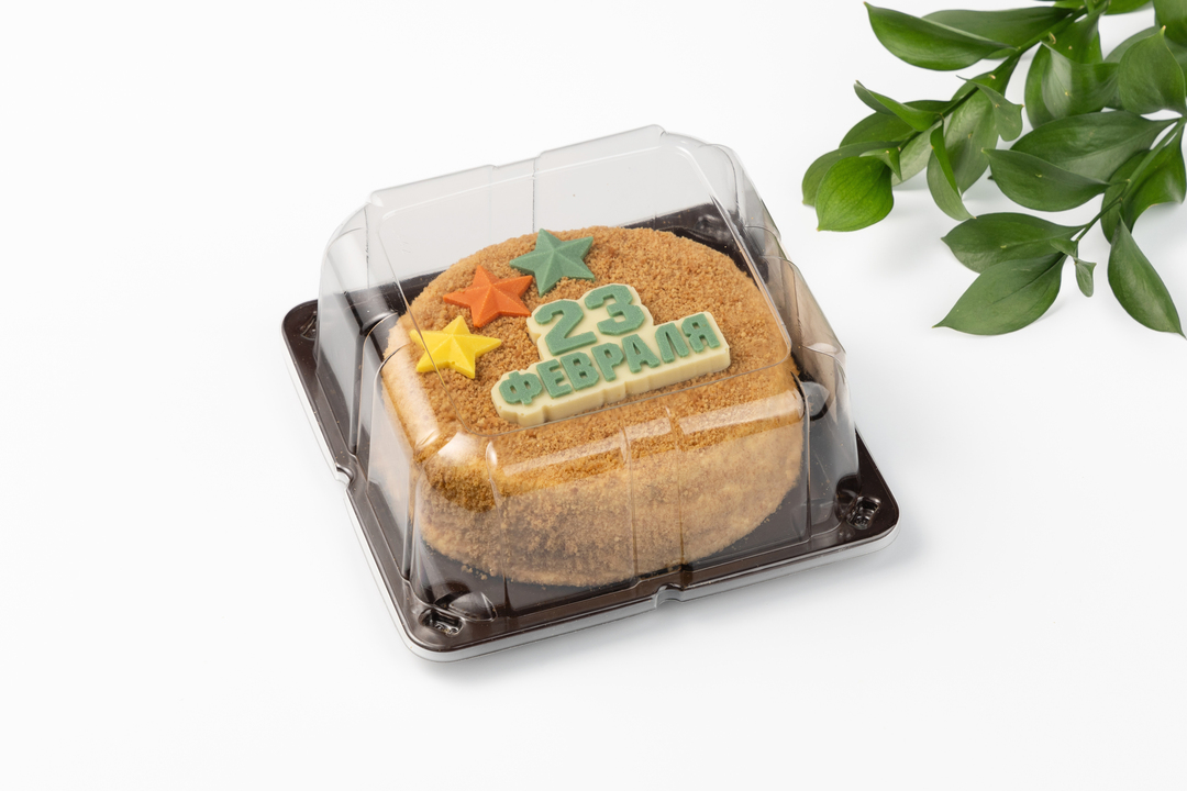 

Торт медовый ВкусВилл 23 февраля 530 г
