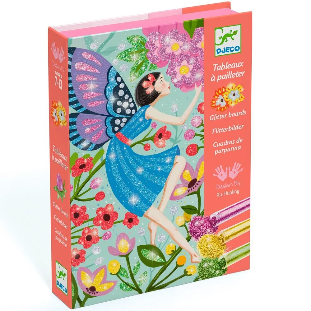 

Игровой набор для творчества Djeco Glitter Boards Феечки 7+