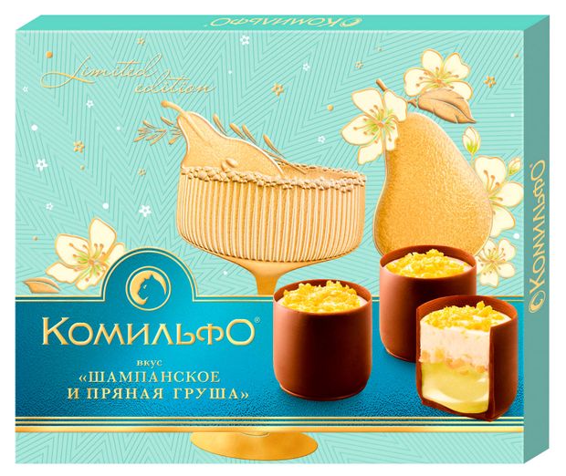 

Набор конфет Комильфо Шампанское и пряная груша 232 г