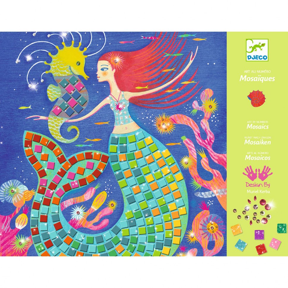 

Игровой набор для творчества Djeco Collages Русалки 7+