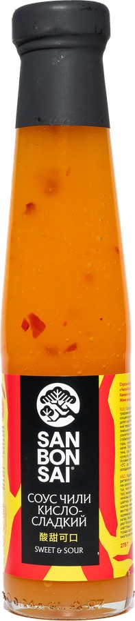 

Соус SanBonsai Чили кисло-сладкий 275 г