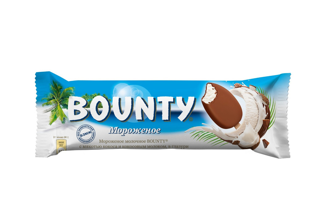 

Мороженое Bounty эскимо 60 г