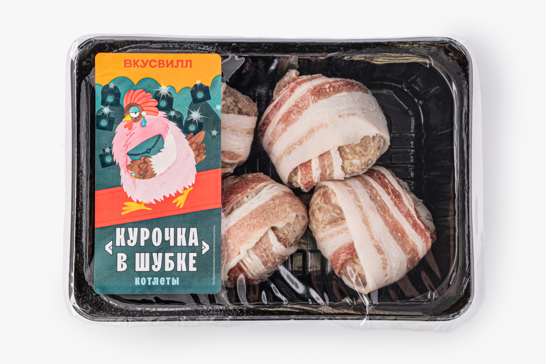 

Котлеты ВкусВилл Курочка в шубке замороженные 480 г