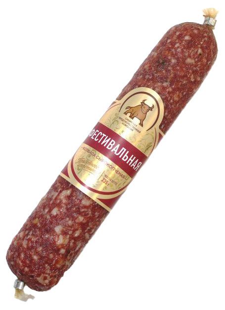 

Колбаса сырокопченая СПК фестивальная, 235г