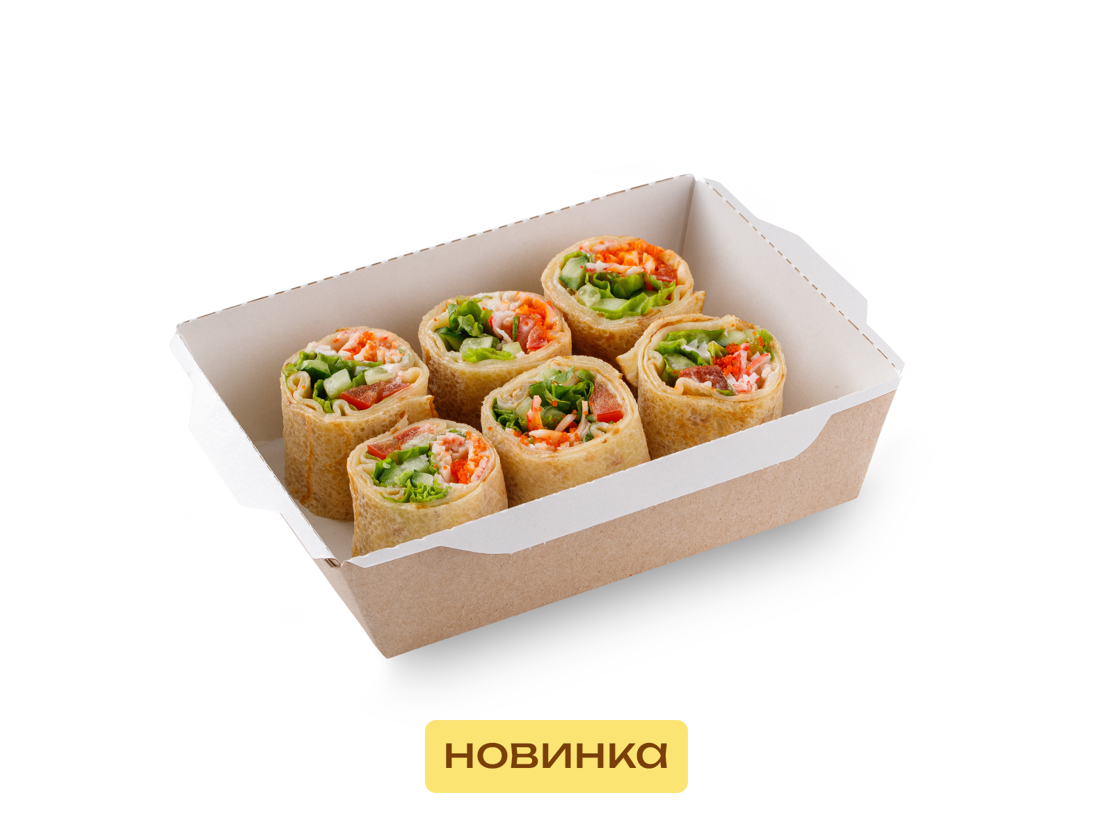 Блинный ролл Снежный краб