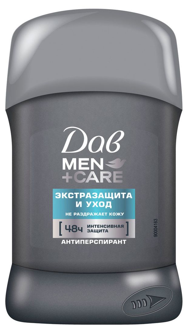 

Дезодорант-антиперспирант стик мужской Dove Экстразащита и уход, 50 мл