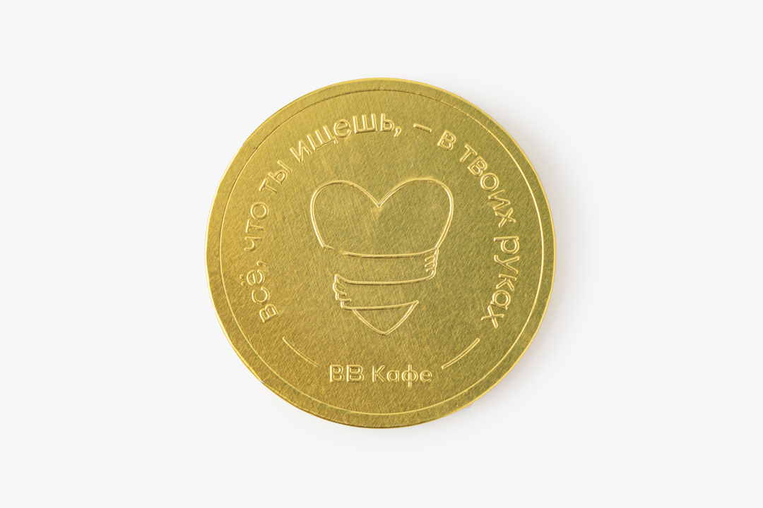 

Медаль шоколадная ВкусВилл кафе Шоколадная пауза 20 г