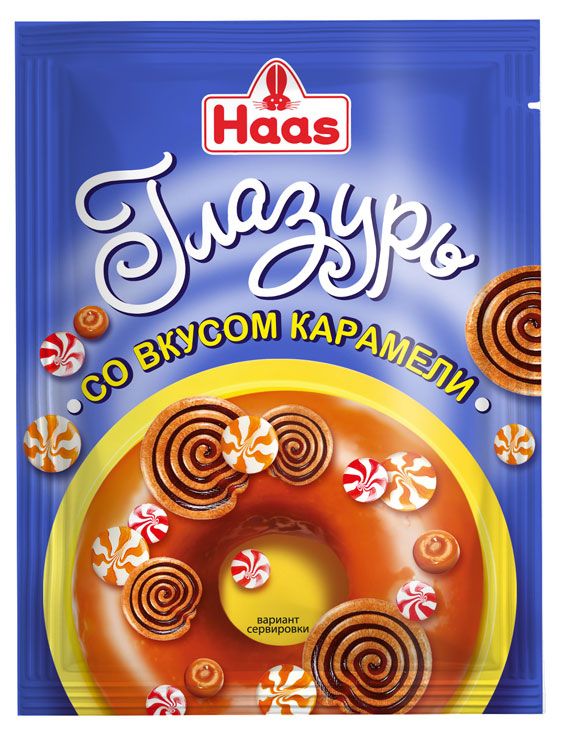 

Глазурь Haas со вкусом карамели 75 г