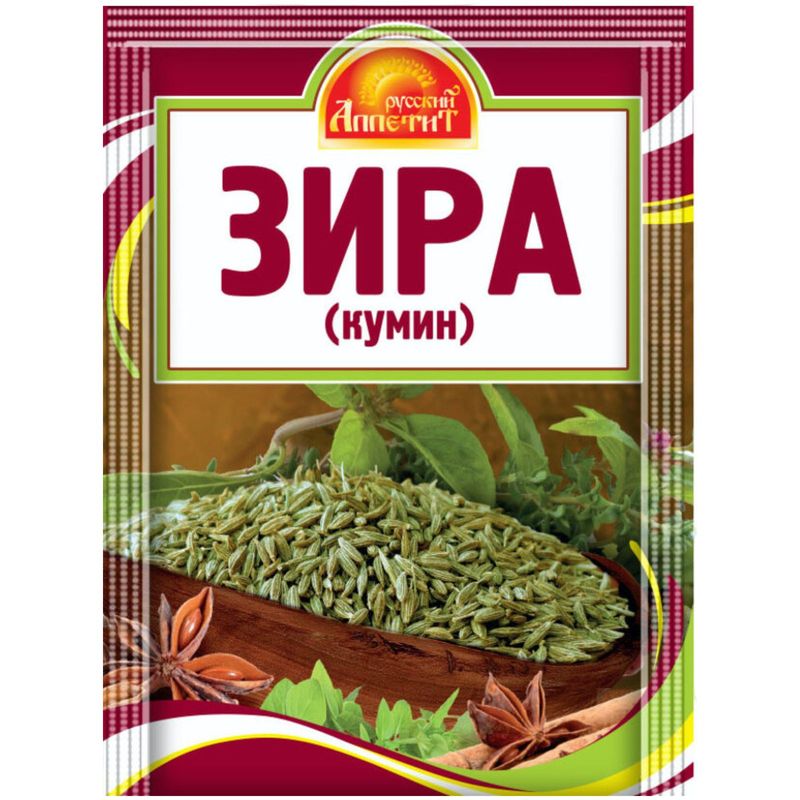 

Приправа Русский аппетит Зира кумин 10 г
